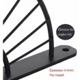 thumbnail image 3 of Soporte resistente para sus proyectos domésticos, soportes para estantes resistentes, estructura de metal en forma de L, perfectos para estanterías de bricolaje, juego de 4, color negro, 3 of 5