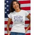 thumbnail image 2 of We The People Party Shaped T-Shirt Women -Smartprints Designs, Female Large, 2 of 4