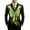 Green, variant on Uikmnh Mens Skeleton Ribcage Blazer Jacket Soft Durable Fabric Notched Lapel Collar Button Front Closure Slim Tailored Fit Smooth Woven Build