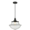 thumbnail image 2 of 201C-BK-G542-Innovations Lighting-Oxford - 1 Light Cord Hung Mini Pendant In Traditional Style-11.5 Inches Tall and 11.75 Inches Wide-Matte Black, 2 of 5