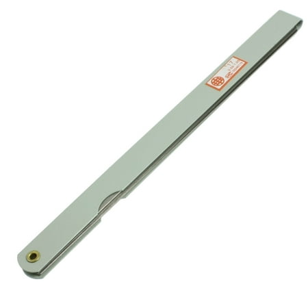 Unique Bargains Unique Bargains 205mm Long 0.02-1.00mm Thickness Tapered Feeler Gauge Measure Tool
