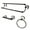 Oil Rubbed Bronze, variant on Kingston Brass BAK111348PB Victorian 3-Piece Bathroom Hardware, Polished Brass