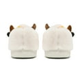 thumbnail image 5 of Cow Cute Cozy Fuzzy Slippers For Women Winter Warm Plush Comfy Indoor Outdoor Slippers Yellow 42, 5 of 6