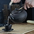 thumbnail image 3 of Tetera japonesa de hierro con infusor de acero inoxidable, tetera de hierro fundido, tetera para hervir, 3 of 4
