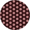 thumbnail image 1 of Ahgly Company Machine Washable Indoor Square Transitional Chocolate Brown Area Rugs, 3' Square, 1 of 7