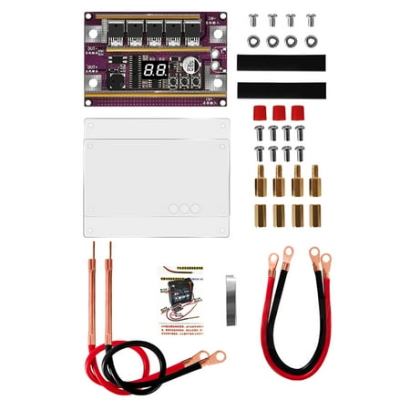 

AORESAC 99 Gears of Power Adjustable Mini Spots Welding Machine Control Board for Welding Cylindrical Lithium Battery Nickel-metal Hydride Batteries and 0.1-0.3mm Nickel Sheet