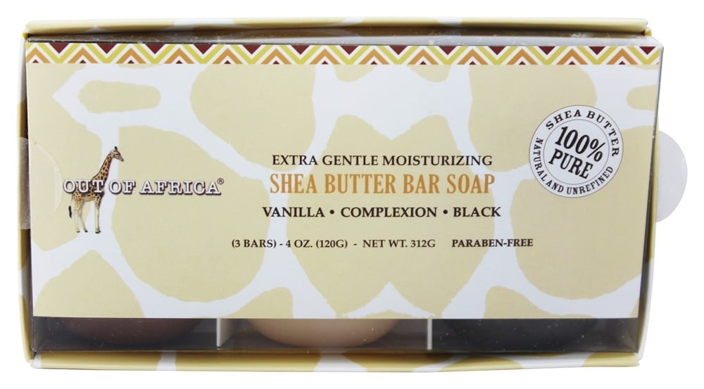 Out Of Africa Shea Butter Extra Gentle Moisturizing Bar Soap Gift