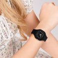 thumbnail image 3 of WEXOPE Minimalist Quartz Wrist Watch Stainless Steel Strap Water Resistant Ins Fashion Elegant Daily Wear Timeless Jewelry Accessory,Black, 3 of 4