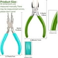 thumbnail image 7 of 2 Pieces 6 in 1 Jewelry Pliers Jewelry Making Tool Bail Making Pliers wire bending pliers Wire Bending for Beading Looping Shaping Wire DIY Crafts, 7 of 7
