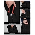 thumbnail image 5 of TRGPSG Men's Work Pants with 13 Pockets,Stretch Water-Resistant Heavy Duty Cargo Work Pants,Utility Pants with Nylon Reinforced Knees,Black Size 38, 5 of 6