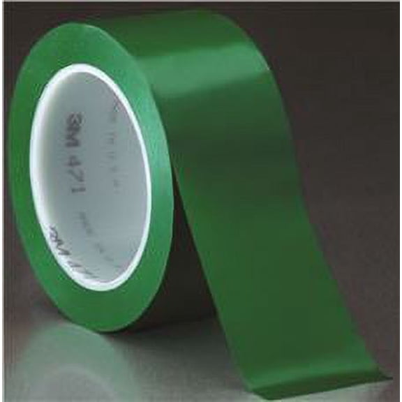 3M 471 Vinyl Tape, 2 In. X 36 Yd., Green