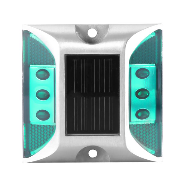 LED Road Stud, lámpara solar para exteriores de aluminio fundido 6 LED, luz solar para carretera, la mejor de su clase Jadeshay A