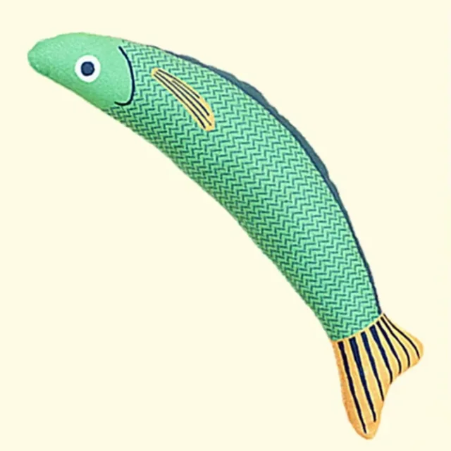 Juguetes para gatos, pez Saury, sonido arrugado, juguetes de peluche, juguete interactivo para gatos, Kicker, molienda de dientes, gato, gatito, hierba gatera, juguetes,Green