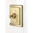 thumbnail image 3 of Kingston Brass KB5897PL Demure Single-Handle Pressure Balanced Tub and Shower Faucet, Brushed Brass, 3 of 7