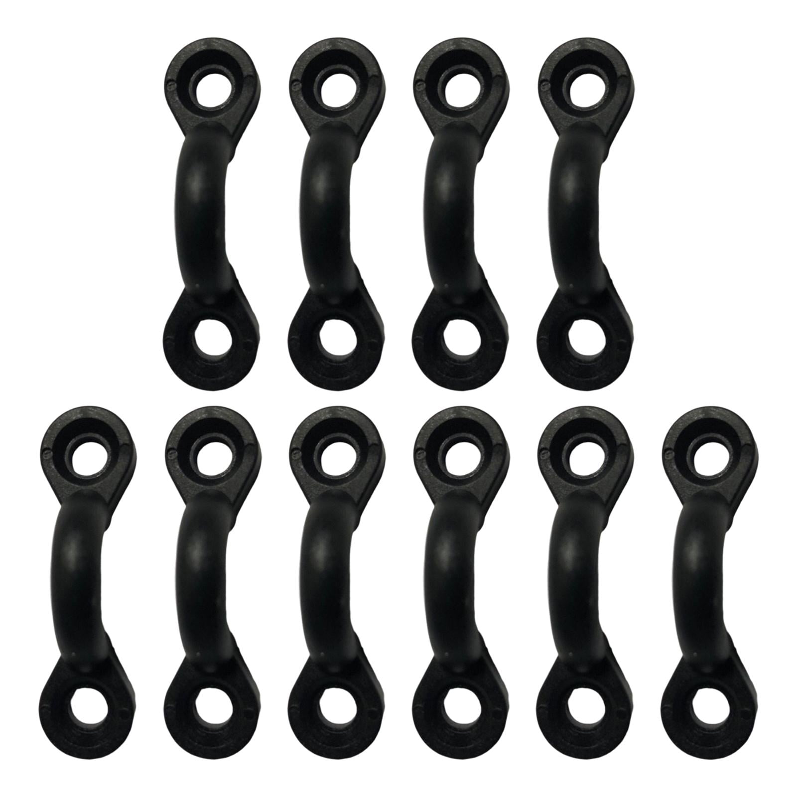 10 Pcs Kayak Eyelet Loop Outfitting Pad Deck Eyelets