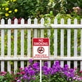 thumbnail image 6 of Ymaotrade No Smoking Within 25 Feet Of Any Door Or Window Yard Sign with Stakes 8in×12in,Sturdy Aluminum Sign, Street, Road Private Property Sign for Outdoor Yard Lawn, 6 of 7