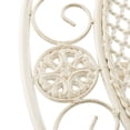 thumbnail image 6 of SAFAVIEH Semly Rustic Outdoor Patio 3 Pc Bistro Set, Pearl White, 6 of 10