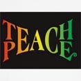 thumbnail image 3 of CafePress - Teach Peace Sweatshirt - Crew Neck Sweatshirt, 3 of 4