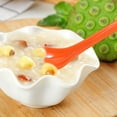 thumbnail image 4 of IDEANATEGRATE Serving Spoon Spoons for Soup Orange Plastic 6Pcs, 4 of 7