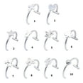 thumbnail image 5 of Imitation Lip Rings Without Piercing Clip On Lip Jewelry Comfortable Stainless Steel for Nightclub Party Supplies, 5 of 5