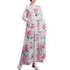 thumbnail image 1 of Vestido vintage de mujer de manga larga estampado de gran tamaño boho casual vestido de vacacio Abanopi Vestido, 1 of 7