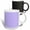 Multicolor, variant on 3drose, Light Purple - Lilac - Girly Girl Pastel Purple - Plain Simple Solid Color, 11oz Two-tone Yellow Mug