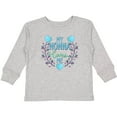 thumbnail image 3 of Inktastic My Nonna Loves Me with Flowers and Hearts Boys or Girls Long Sleeve Toddler T-Shirt, 3 of 5