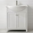 Design Element Marian 30" Single Sink Bathroom vanity in White with