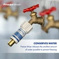 thumbnail image 4 of Freeze Miser Outdoor Faucet Freeze Protection - Automatic Valve Shield Activates at 37°F - Winter Spigot Cover Alternative - Easy Install - 4 Pack, 4 of 9