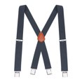 thumbnail image 1 of Buyless Fashion Suspenders for Men - 48" Elastic Adjustable Straps 1 1/4" - X Back, 1 of 7