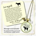 thumbnail image 2 of Goat Mom Necklace Animal Adult Gutsy Goodness Female Adult Bronze Metal Farm Jewelry, 2 of 8