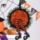 thumbnail image 4 of Corona de Halloween con patas de bruja, adornos para puerta delantera, decoraciones, decoración para fiestas navideñas, 4 of 8