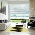 thumbnail image 6 of Ahgly Company Indoor Rectangle Patterned Mustard Yellow Area Rugs, 8' x 10', 6 of 6