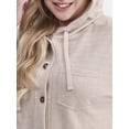 thumbnail image 2 of Terra & Sky Women’s Plus Textured Hoodie, Sizes 0X-5X, 2 of 5