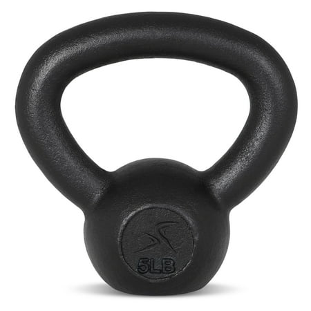 ProsourceFit Solid Cast Iron Kettlebells Weights for Full Body Workout, 5 to 45 (Best Full Body Weight Exercises)