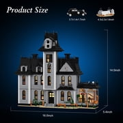 Addas Family Building Block Sets Gothic Haunted House Halloween Christmas sets for Home Decor