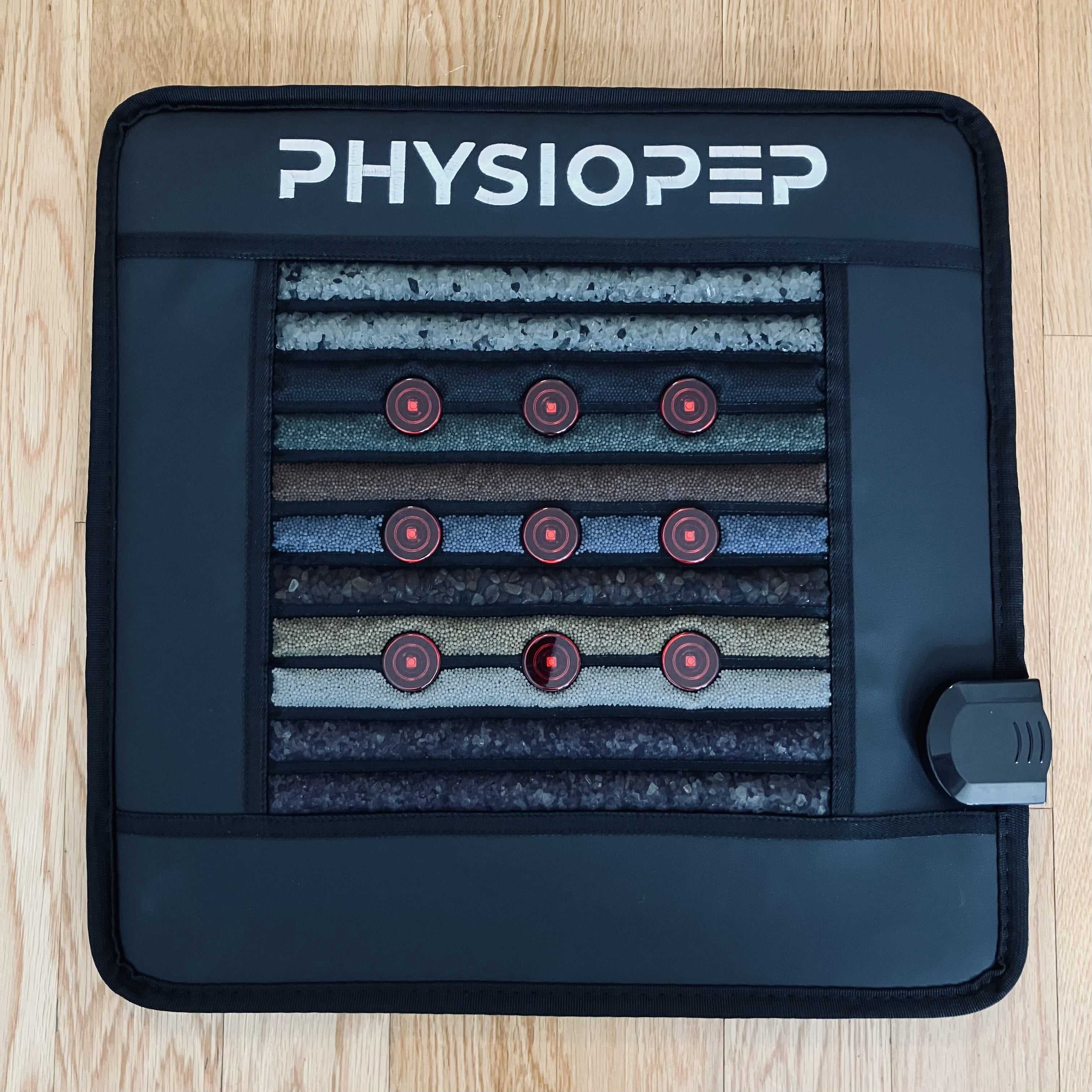 Physiopep Small Midnight Rainbow Mat - PEMF, Infrared Heat & Red Lights - 20" x 20"