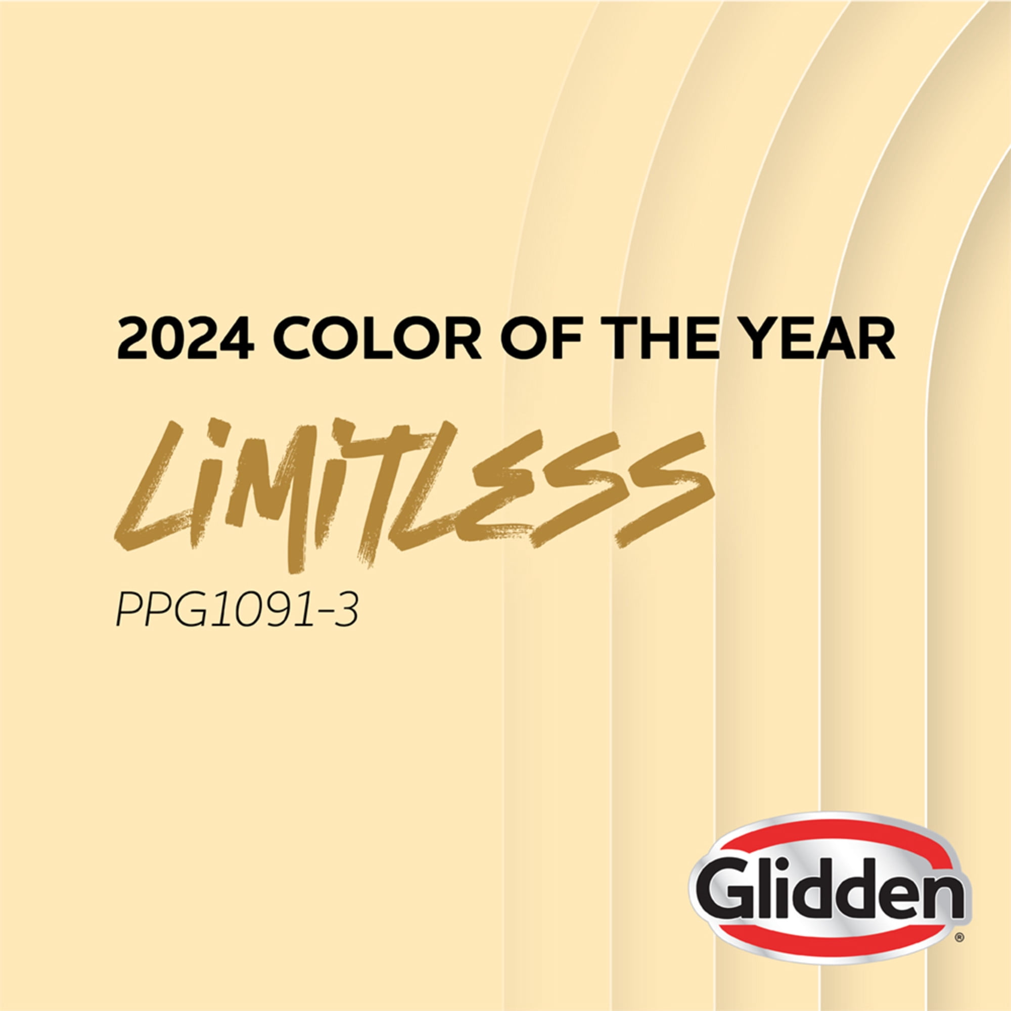 Glidden Fundamentals Limitless / Yellow, Eggshell Interior Paint, 1 Gallon
