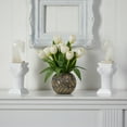 thumbnail image 4 of Nearly Natural Tulip Artificial Arrangement in Decorative Vase, 4 of 4