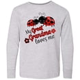 thumbnail image 3 of Inktastic My Great Grandma Loves Me with Cute Ladybugs Long Sleeve Youth T-Shirt, 3 of 5