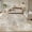 Beige&Gray, variant on MICGEEK 2x3 Washable Area Rugs for Entryway, Modern Abstract Non Slip Carpet, Low Pile Indoor Rug for Bathroom Home Decor Carpets, Brown
