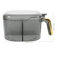 thumbnail image 2 of MLINS Black PET and PP Condiment Container with Special Shape for Kitchen Decor 6.5x4.2 Inches, 2 of 8