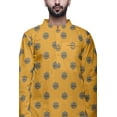 thumbnail image 6 of Atasi Mens Summer Kurta Shirt Printed Long Kurta Cotton Poplin Ethnic Shirt, 6 of 7