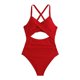 thumbnail image 4 of Traje de Baño de Bikini de Mujer Nuevo Sexy Grande Tamaño Colgante Correa de Cuello Traje de Baño sin Espalda, Traje de Baño de Cobertura Moderada para Piscina, Playa Y Verano, 4 of 7