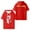 Red, variant on Isabel LaRosa Profile Photo Hooded T-shirt Women Men Short Sleeve Tee Casual Fashion Tops