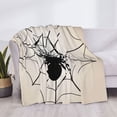 thumbnail image 4 of Salouo Spiders On The Web 1 Print Throw Blanket Gifts for Women Men Soft Flannel Blanket for Home Living Room Decor Bedroom Blanket Gifts for Mom Dad -60"x50", 4 of 7