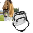 thumbnail image 4 of Bolsa De Mensajero Transparente Amonsee Impermeable De PVC Con Cremallera, 4 of 8