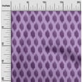 thumbnail image 1 of oneOone Cotton Jersey Pastel Purple Fabric Geometric Line Ikat Sewing Material Print Fabric By The Yard 58 Inch Wide, 1 of 4