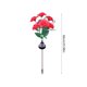 thumbnail image 3 of Lámpara de tierra LED Solar Silk 7 Carnation | Luz de estaca de jardín de patio al aire libre | Decoración de jardín de plástico resistente a la intemperie | Iluminación de caminos florales con, 3 of 6