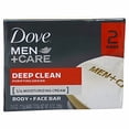 thumbnail image 1 of Deep Clean Body and Face Bar by Dove for Men - 2 x 4.25 oz Soap, 1 of 2